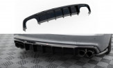 Maxton Design spoiler zadného nárazníka AUDI S5 B8 Coupe / Sportback po FL - čierny lesklý