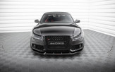 Maxton Design spoiler predného nárazníka AUDI A5 S-Line / S5 B8 pred FL Ver.2 - čierny lesklý