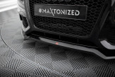 Maxton Design spoiler predného nárazníka AUDI A5 S-Line / S5 B8 pred FL Ver.3 - čierny lesklý