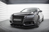 Maxton Design spoiler predného nárazníka Street Pro AUDI A5 S-Line / S5 B8 pred FL - čierny 