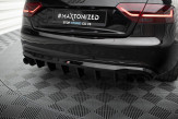 Maxton Design spoiler zadného nárazníka AUDI S5 S-Line B8 Coupe / Cabriolet pred FL - čierny lesklý