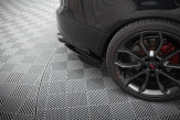Maxton Design bočné spoilery zadného nárazníka Street Pro AUDI A5 S-Line / S5 B8 Coupe / Cabriolet pred FL - čierny + lesklé krídielka