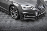 Maxton Design prítlačné krídielka predného nárazníka AUDI A5 S-Line / S5 B9 Coupe/Sportback pred FL - čierny 