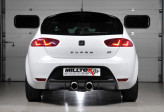 Catback výfuk Seat Leon 1P Cupra R 2.0 TSI 265HP (2010-2012) Milltek Sport SSXSE139 - bez rezonátora a zadného tlmiča / okrúhle leštené koncovky