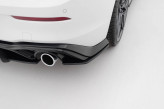 Maxton Design bočné spoilery zadného nárazníka Street Pro VW Golf VIII GTI Ver.1 - čierno červený 