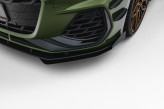 Maxton Design spoiler predného nárazníka Street Pro AUDI S3 / A3 S-Line 8Y Sportback po FL Ver.1 - čierno červený + lesklé krídielka