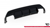Maxton Design spoiler zadného nárazníka AUDI S3 8Y Sedan po FL - čierny lesklý