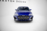 Maxton Design spoiler predného nárazníka AUDI S3 / A3 S-Line 8Y Sedan po FL Ver.1 - čierny lesklý  