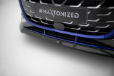 Maxton Design spoiler predného nárazníka AUDI S3 / A3 S-Line 8Y Sedan po FL Ver.3 - čierny lesklý  