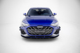 Maxton Design spoiler predného nárazníka Street Pro AUDI S3 / A3 S-Line 8Y Sedan po FL - čierno červený