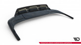 Maxton Design spoiler zadného nárazníka (s vertikálnym rebrovaním) AUDI Q7 S-Line 4M po FL - čierny lesklý