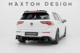 Maxton Design bočné spoilery zadného nárazníka Street Pro VW Golf VIII GTI Ver.2 - čierny 