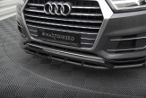 Maxton Design spoiler predného nárazníka AUDI Q7 4M pred FL - čierny lesklý
