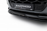Maxton Design spoiler predného nárazníka AUDI Q7 S-Line 4M / SQ7 po FL - čierny lesklý