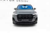 Maxton Design spoiler predného nárazníka AUDI Q7 S-Line 4M / SQ7 po FL - čierny lesklý