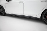 Maxton Design bočné prahové lišty VW Golf VIII GTI / GTI CLUBSPORT / GTE / GTD / R-Line Ver.1 - čierny lesklý