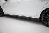 Maxton Design bočné prahové lišty VW Golf VIII GTI / GTI CLUBSPORT / GTE / GTD / R-Line Ver.2 - čierny lesklý + čierne krídielka