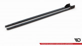 Maxton Design bočné prahové lišty VW Golf VIII GTI / GTI CLUBSPORT / GTE / GTD / R-Line Ver.2 - čierny lesklý + čierne krídielka