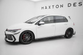 Maxton Design bočné prahové lišty VW Golf VIII GTI / GTI CLUBSPORT / GTE / GTD / R-Line Ver.3 - čierny lesklý