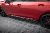 Maxton Design bočné prahové lišty VW Golf VIII GTI / GTI CLUBSPORT / GTE / GTD / R-Line Ver.3 - čierny lesklý