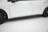 Maxton Design bočné prahové lišty Street Pro VW Golf VIII GTI / GTI CLUBSPORT / GTE / GTD / R-Line - čierny 