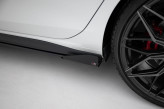 Maxton Design bočné prahové lišty Street Pro VW Golf VIII GTI / GTI CLUBSPORT / GTE / GTD / R-Line - čierny + lesklé krídielka