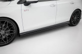Maxton Design bočné prahové lišty VW Golf VIII GTI / GTI CLUBSPORT / GTE / GTD / R-Line Ver.4 - čierny lesklý