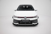 Maxton Design spoiler predného nárazníka Street Pro VW Golf VIII GTI / GTE / R-Line po FL - čierny + lesklé krídielka