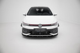 Maxton Design spoiler predného nárazníka VW Golf VIII GTI / GTE / R-Line Ver.1 po FL - čierny lesklý
