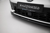 Maxton Design spoiler predného nárazníka VW Golf VIII GTI / GTE / R-Line Ver.4 po FL - čierny lesklý