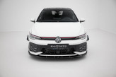 Maxton Design spoiler predného nárazníka VW Golf VIII GTI / GTE / R-Line Ver.5 po FL - čierny lesklý