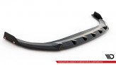 Maxton Design spoiler predného nárazníka VW Golf VIII GTI / GTE / R-Line Ver.2 po FL - čierny + lesklé krídielka