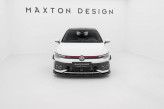 Maxton Design spoiler predného nárazníka Street Pro VW Golf VIII GTI / GTE / R-Line po FL Ver.2 - čierny 