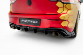 Maxton Design spoiler zadného nárazníka VW Golf VIII GTI CLUBSPORT po FL - čierny lesklý