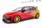 Maxton Design bočné prahové lišty VW Golf VIII GTI CLUBSPORT po FL Ver.1 - čierny lesklý