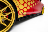 Maxton Design bočné prahové lišty VW Golf VIII GTI CLUBSPORT po FL Ver.2 - čierny lesklý