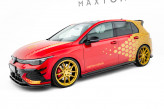 Maxton Design bočné prahové lišty VW Golf VIII GTI CLUBSPORT po FL Ver.2 - čierny lesklý