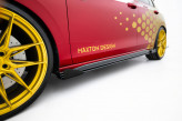 Maxton Design bočné prahové lišty Street Pro VW Golf VIII GTI CLUBSPORT po FL - čierny + lesklé krídielka