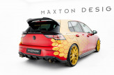 Maxton Design bočné spoilery zadného nárazníka VW Golf VIII GTI CLUBSPORT po FL Ver.2 - čierny lesklý