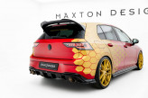 Maxton Design bočné spoilery zadného nárazníka VW Golf VIII GTI CLUBSPORT po FL Ver.3 - čierny lesklý