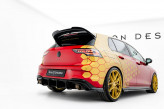Maxton Design predĺženie strešného spoilera VW Golf VIII GTI CLUBSPORT / R-Performance Ver.2 - čierny lesklý  