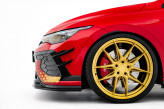 Maxton Design prítlačné krídielka predného nárazníka (canards) VW Golf VIII GTI CLUBSPORT - čierny