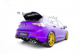 Maxton Design predĺženie strešného spoilera VW Golf VIII R-Performance po FL Ver.2 - čierny lesklý  