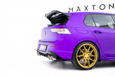 Maxton Design spoiler zadného nárazníka VW Golf VIII R po FL Ver.1 - čierny lesklý