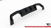 Maxton Design spoiler zadného nárazníka VW Golf VIII R po FL Ver.2 - čierny lesklý
