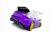 Maxton Design LED brzdové svetlo zadného nárazníka VW Golf VIII R po FL - čierny lesklý  