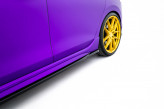 Maxton Design bočné prahové lišty VW Golf VIII R po FL Ver.1 - čierny lesklý