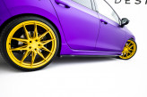Maxton Design bočné prahové lišty VW Golf VIII R po FL Ver.1 - čierny lesklý