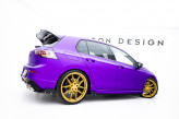 Maxton Design bočné prahové lišty + krídielka VW Golf VIII R po FL Ver.2 - čierny lesklý