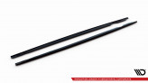 Maxton Design bočné prahové lišty VW Golf VIII R po FL Ver.3 - čierny lesklý